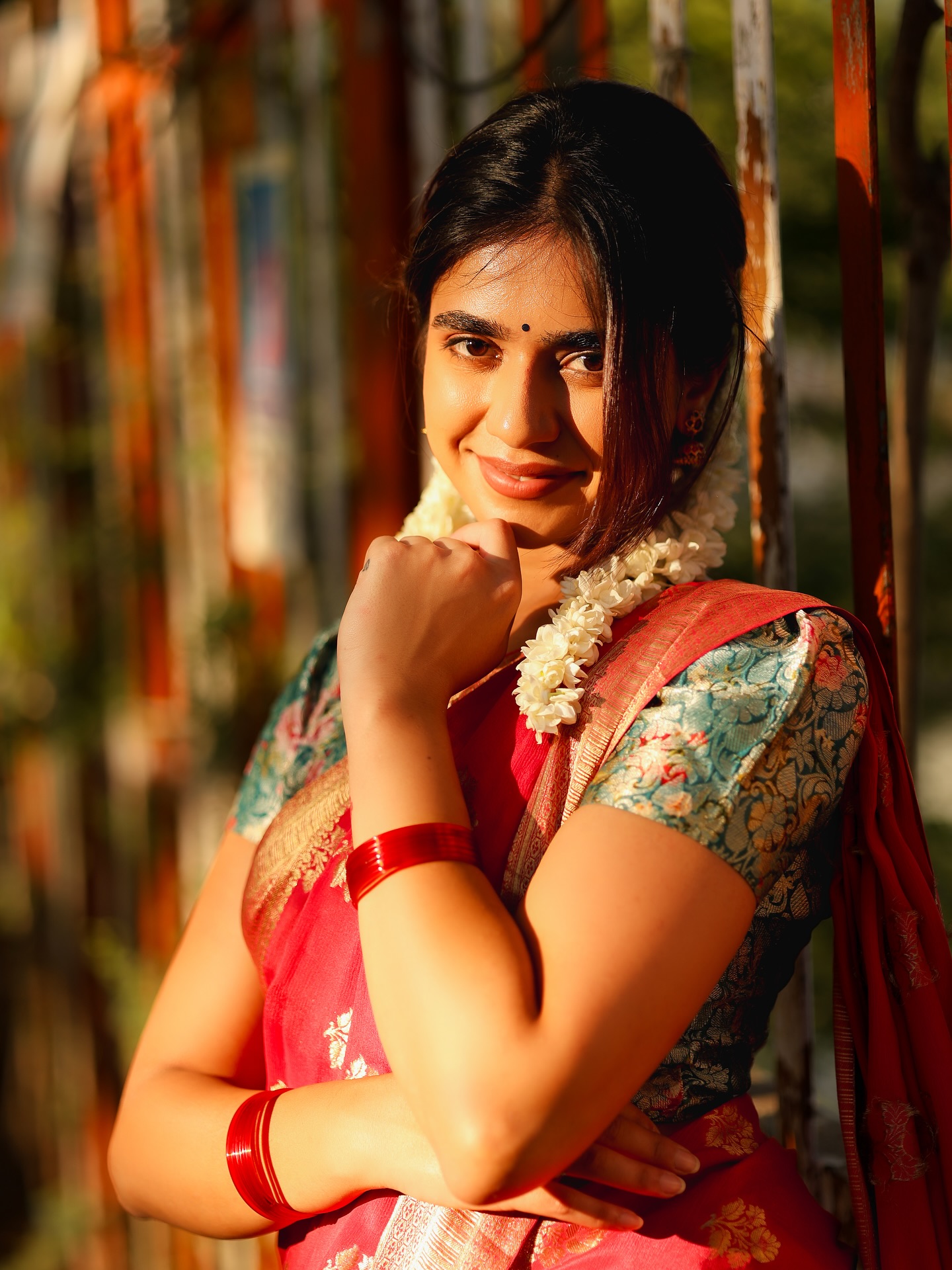 Graceful Muhurtham Bride by Makeovers by Ranjitha
